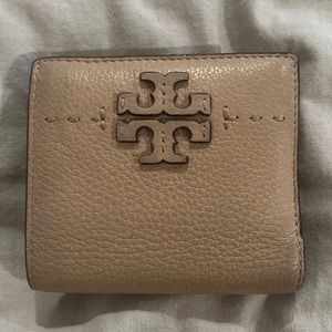 Tory Burch light tan wallet